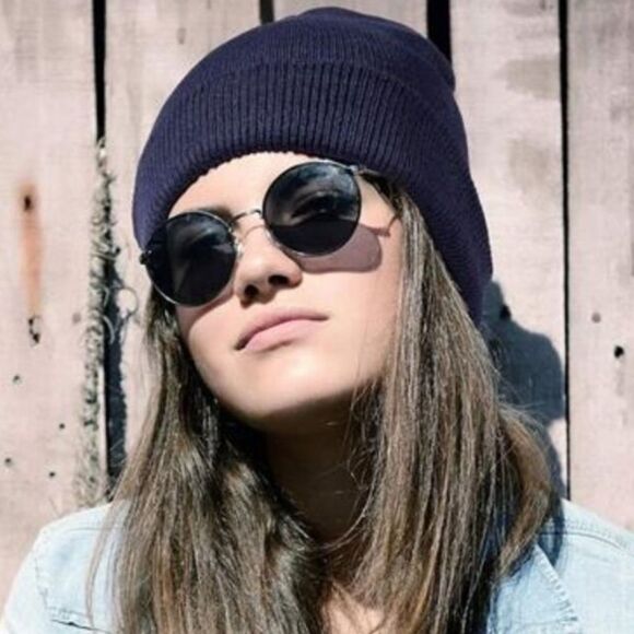 Beige Lightweight Rib Knit Beanie Caps - NEW - Picture 4 of 4